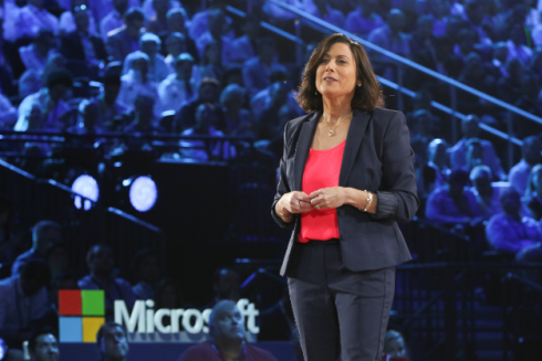 Gavriella Schuster takes the stage at Microsoft Inspire 2019
