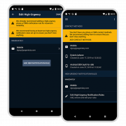 PagerDuty mobile configuration warnings