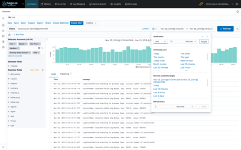 Logz.io's Cloud Observability Platform