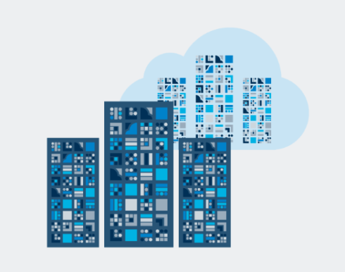 Graphic for WANDisco LiveData Migrator, showing data moving to a cloud