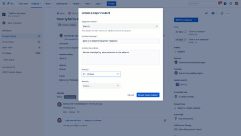 Jira Service Management screenshot