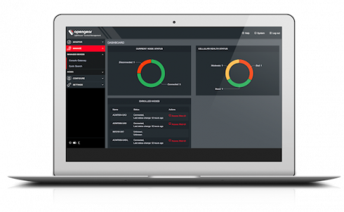 Lighthouse Enterprise dashboard