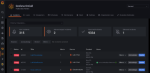 Screenshot of Grafana OnCall